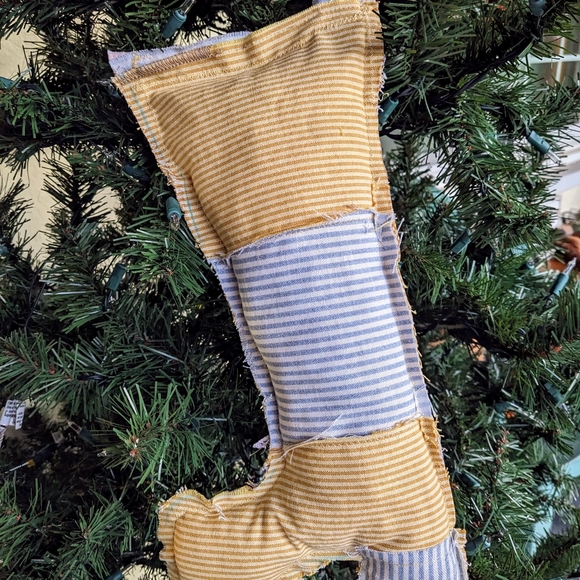 OOAK Handmade Christmas Stocking Perfect Gift for Teachers, Friends, Coworkers - Picture 4 of 5